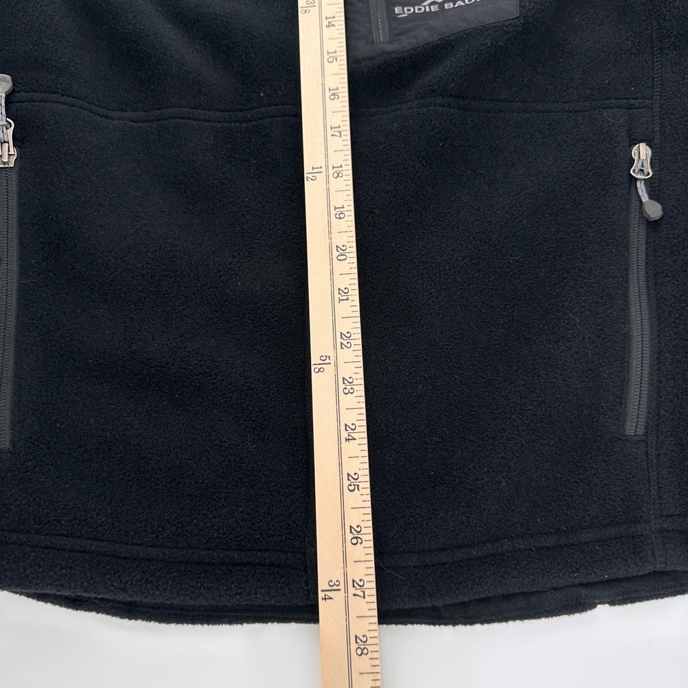Eddie Bauer Mens Medium Fleece Vest System Component 365‎ Black - Picture 9 of 9
